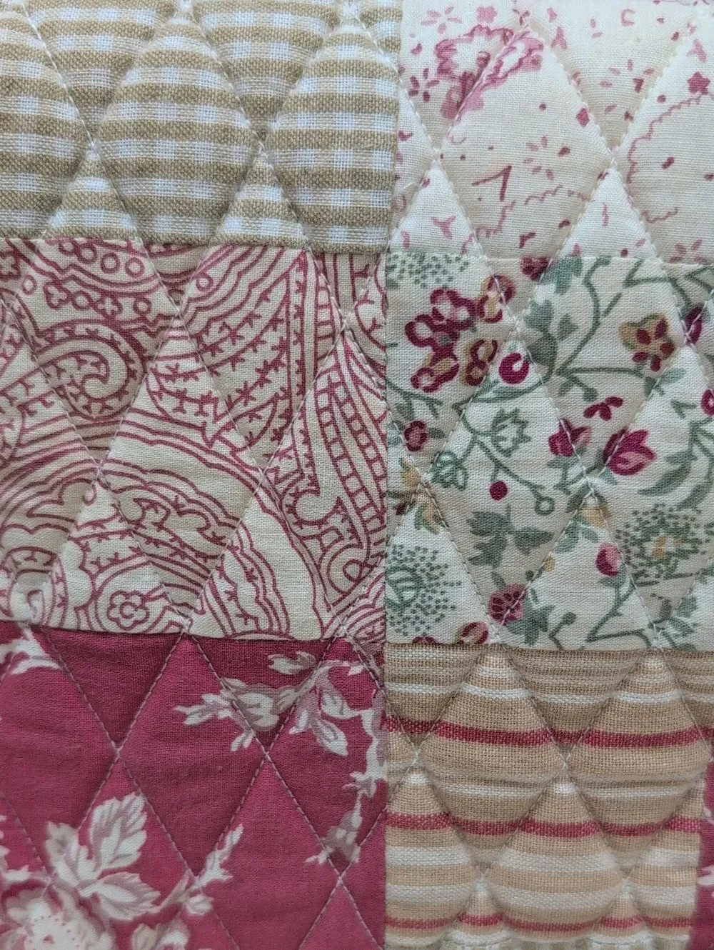 Vintage quilted patchwork